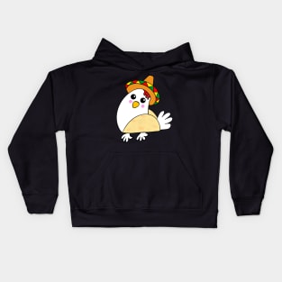 Chicken Taco Fiesta Kids Hoodie